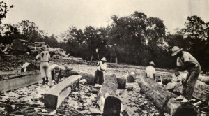 Squaring Mahogany in Belize 1936