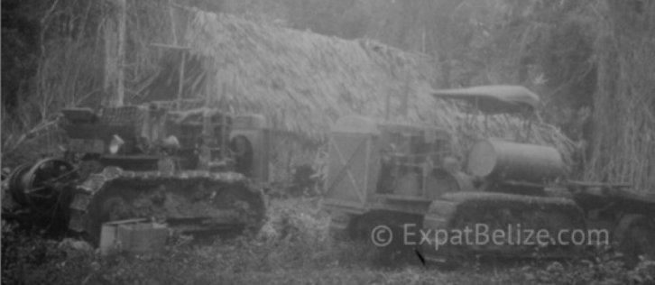 Belize Old Tractors from long ago