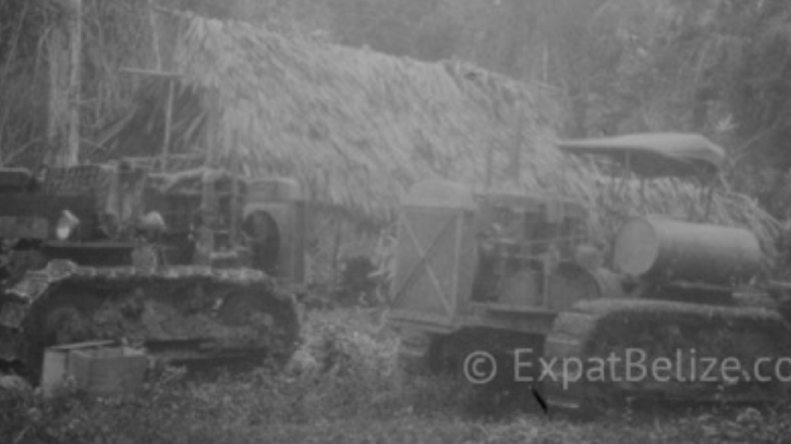 Belize Old Tractors from long ago