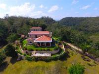 Belize Luxury Estate Property-Aerial View of Home North Side